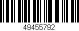 Código de barras (EAN, GTIN, SKU, ISBN): '49455792'