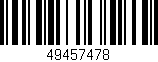 Código de barras (EAN, GTIN, SKU, ISBN): '49457478'
