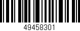 Código de barras (EAN, GTIN, SKU, ISBN): '49458301'