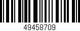 Código de barras (EAN, GTIN, SKU, ISBN): '49458709'