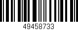 Código de barras (EAN, GTIN, SKU, ISBN): '49458733'