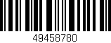 Código de barras (EAN, GTIN, SKU, ISBN): '49458780'