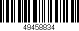Código de barras (EAN, GTIN, SKU, ISBN): '49458834'