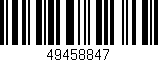 Código de barras (EAN, GTIN, SKU, ISBN): '49458847'