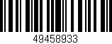 Código de barras (EAN, GTIN, SKU, ISBN): '49458933'