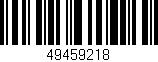 Código de barras (EAN, GTIN, SKU, ISBN): '49459218'
