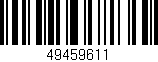 Código de barras (EAN, GTIN, SKU, ISBN): '49459611'