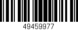 Código de barras (EAN, GTIN, SKU, ISBN): '49459977'