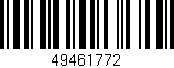Código de barras (EAN, GTIN, SKU, ISBN): '49461772'