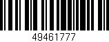 Código de barras (EAN, GTIN, SKU, ISBN): '49461777'