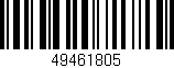 Código de barras (EAN, GTIN, SKU, ISBN): '49461805'