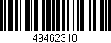 Código de barras (EAN, GTIN, SKU, ISBN): '49462310'