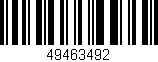 Código de barras (EAN, GTIN, SKU, ISBN): '49463492'