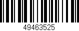 Código de barras (EAN, GTIN, SKU, ISBN): '49463525'