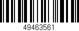 Código de barras (EAN, GTIN, SKU, ISBN): '49463561'