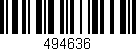 Código de barras (EAN, GTIN, SKU, ISBN): '494636'