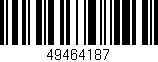 Código de barras (EAN, GTIN, SKU, ISBN): '49464187'