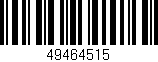 Código de barras (EAN, GTIN, SKU, ISBN): '49464515'