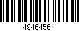 Código de barras (EAN, GTIN, SKU, ISBN): '49464561'