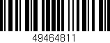 Código de barras (EAN, GTIN, SKU, ISBN): '49464811'