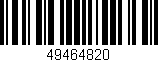 Código de barras (EAN, GTIN, SKU, ISBN): '49464820'