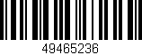 Código de barras (EAN, GTIN, SKU, ISBN): '49465236'