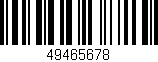 Código de barras (EAN, GTIN, SKU, ISBN): '49465678'