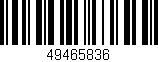 Código de barras (EAN, GTIN, SKU, ISBN): '49465836'