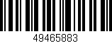 Código de barras (EAN, GTIN, SKU, ISBN): '49465883'