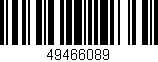 Código de barras (EAN, GTIN, SKU, ISBN): '49466089'
