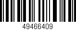 Código de barras (EAN, GTIN, SKU, ISBN): '49466409'