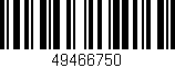 Código de barras (EAN, GTIN, SKU, ISBN): '49466750'