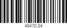Código de barras (EAN, GTIN, SKU, ISBN): '49470.04'