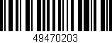 Código de barras (EAN, GTIN, SKU, ISBN): '49470203'