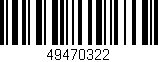 Código de barras (EAN, GTIN, SKU, ISBN): '49470322'