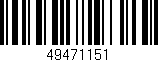 Código de barras (EAN, GTIN, SKU, ISBN): '49471151'