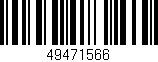 Código de barras (EAN, GTIN, SKU, ISBN): '49471566'