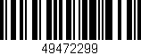Código de barras (EAN, GTIN, SKU, ISBN): '49472299'
