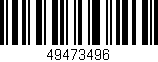 Código de barras (EAN, GTIN, SKU, ISBN): '49473496'
