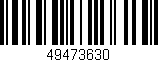 Código de barras (EAN, GTIN, SKU, ISBN): '49473630'