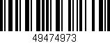 Código de barras (EAN, GTIN, SKU, ISBN): '49474973'