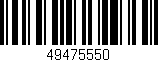 Código de barras (EAN, GTIN, SKU, ISBN): '49475550'