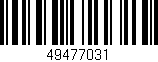 Código de barras (EAN, GTIN, SKU, ISBN): '49477031'