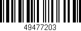 Código de barras (EAN, GTIN, SKU, ISBN): '49477203'