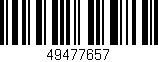 Código de barras (EAN, GTIN, SKU, ISBN): '49477657'