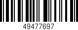 Código de barras (EAN, GTIN, SKU, ISBN): '49477697'