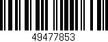 Código de barras (EAN, GTIN, SKU, ISBN): '49477853'