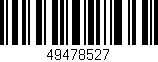 Código de barras (EAN, GTIN, SKU, ISBN): '49478527'