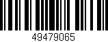 Código de barras (EAN, GTIN, SKU, ISBN): '49479065'