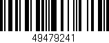 Código de barras (EAN, GTIN, SKU, ISBN): '49479241'